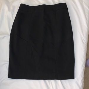 Black pencil skirt